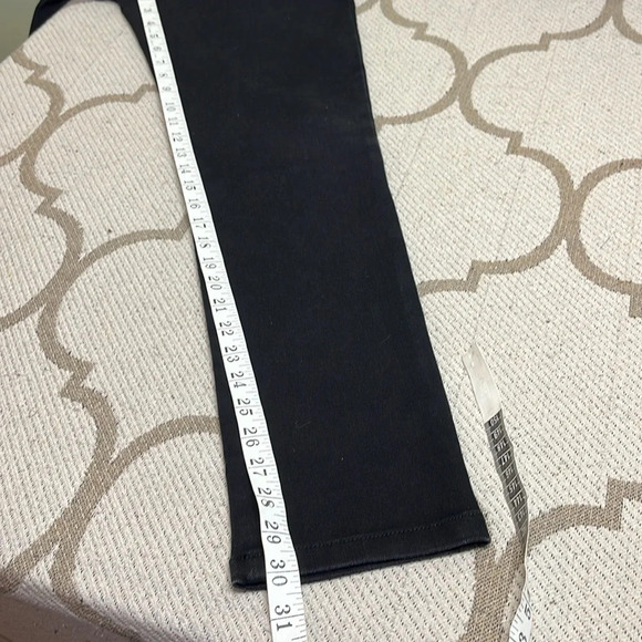 Soft Surroundings black pull on elastic waistband stretch denim Slim Leg Jeans - Picture 8 of 11